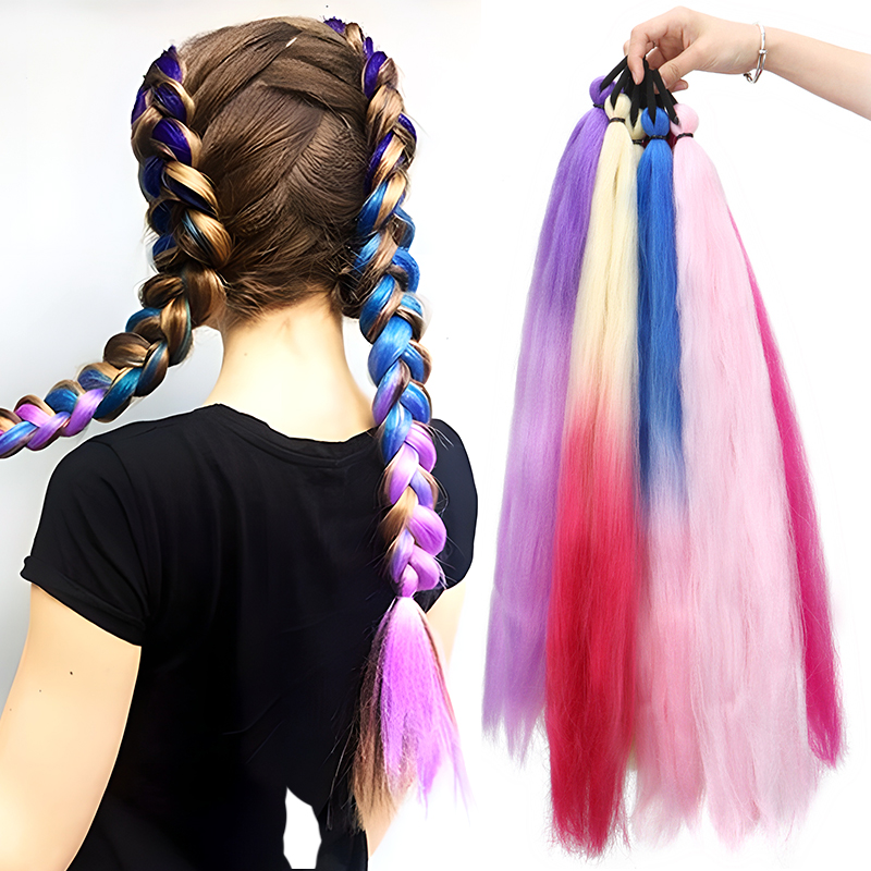 Braiding Hair Kanekalon - Extension de queue de cheval synthétique