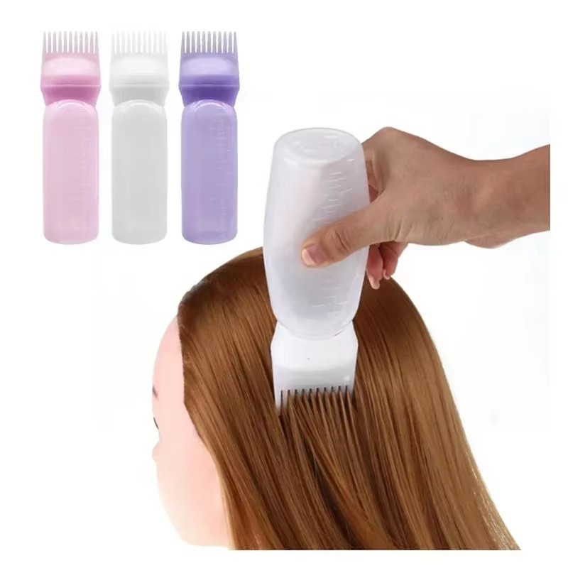 Hair Care Essence - Bouteille applicatrice d'huile pour cheveux, 1/2/3/4