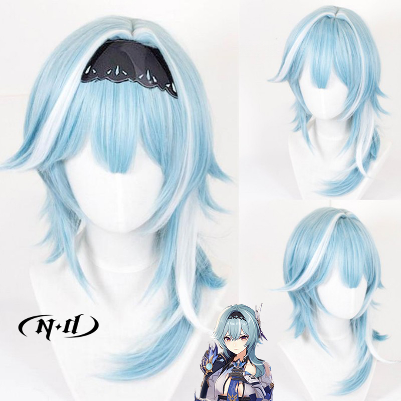 ND Eula Cosplay perruques post - Braiding Hair Kanekalon avis et prix