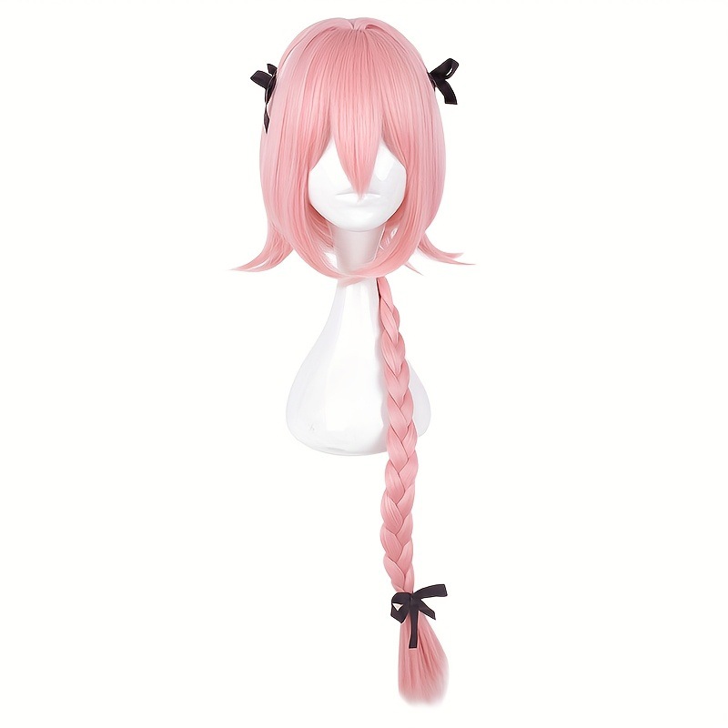 Perruque longue tressée rose o - Braiding Hair Kanekalon avis et prix