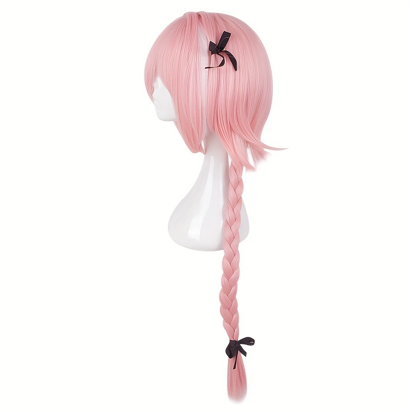 Perruque longue tressée rose o - Braiding Hair Kanekalon avis et prix
