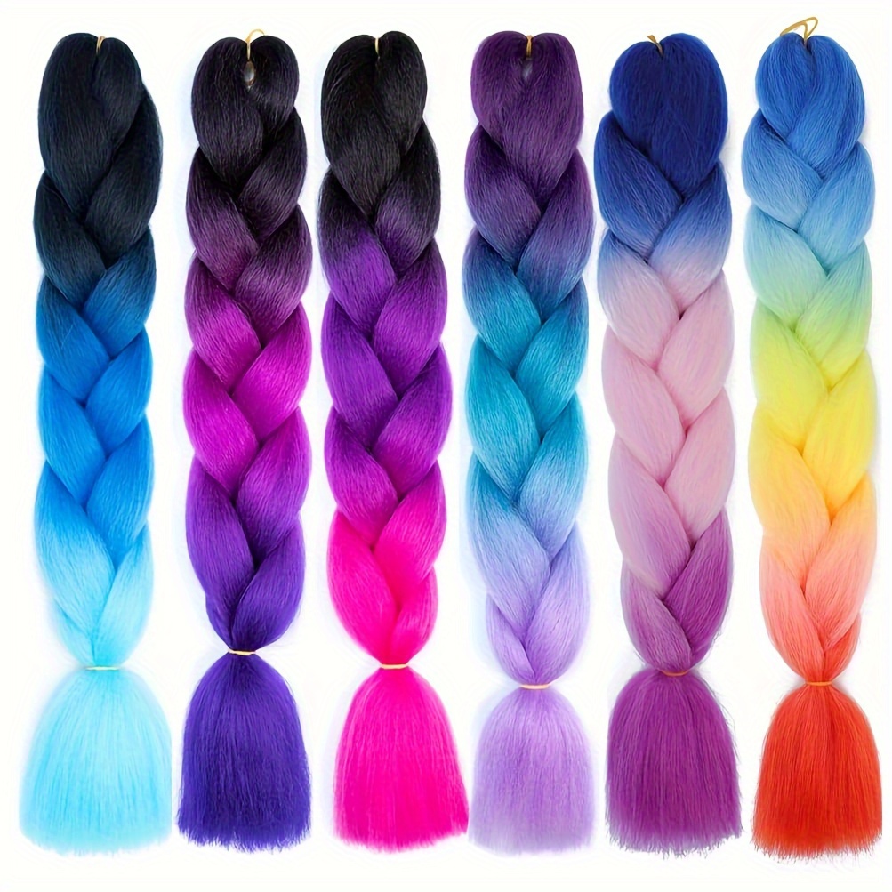 Lot de 6 extensions de tresses - Braiding Hair Kanekalon avis et prix