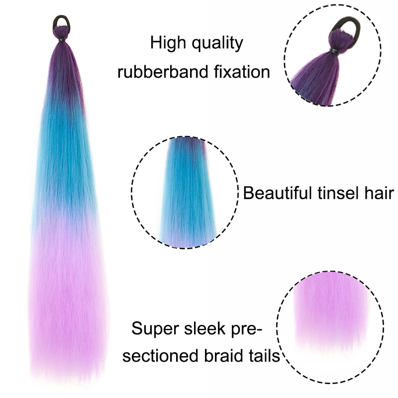 Extension de queue de cheval s - Braiding Hair Kanekalon avis et prix